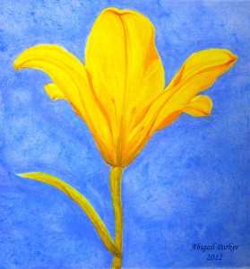 "Consider the Lily," (c) 2012 Abigail M. Parker